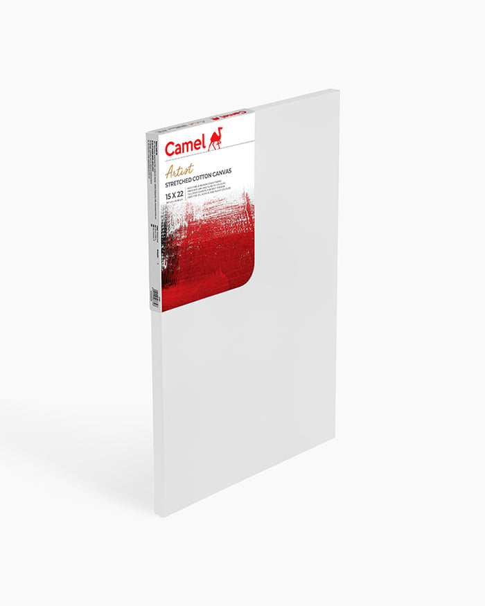 Camel stretched canvas 15" x 22" (38 x 55 cm), pack of 6