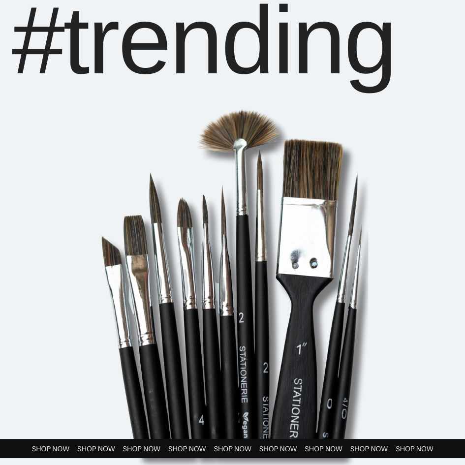 Stationerie Mix Media Brush Set Of 11