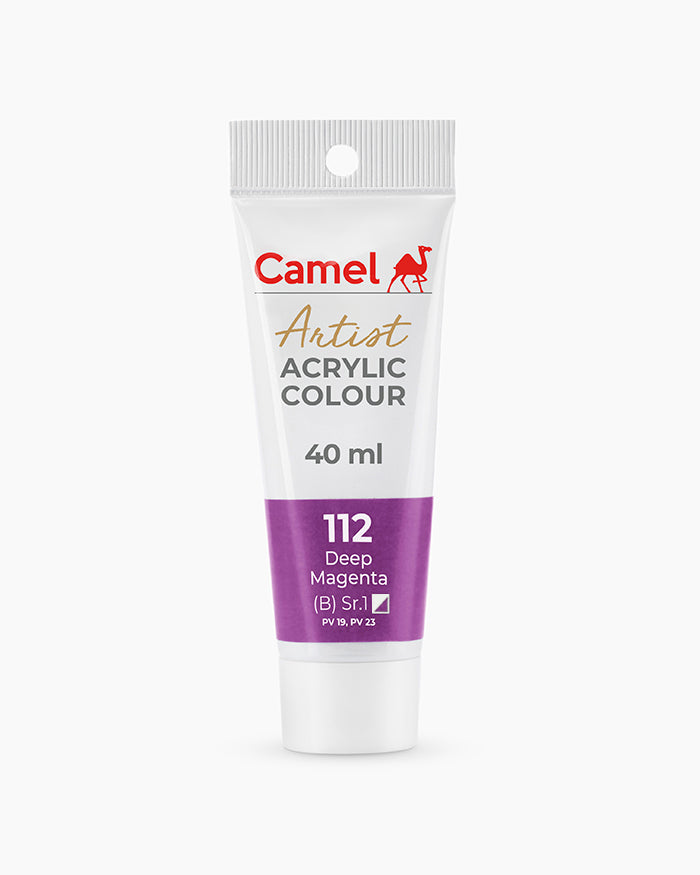 Camel Artist Acrylic Colours (individual tube of 40ml)