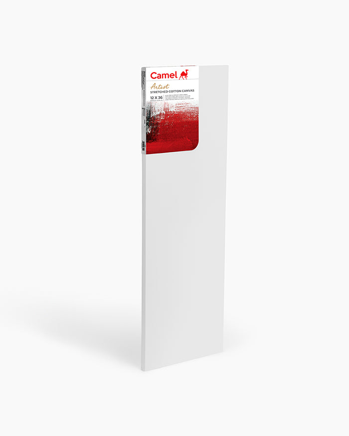 Camel stretched canvas 12" x 36" (30 x 90 cm), pack of 2