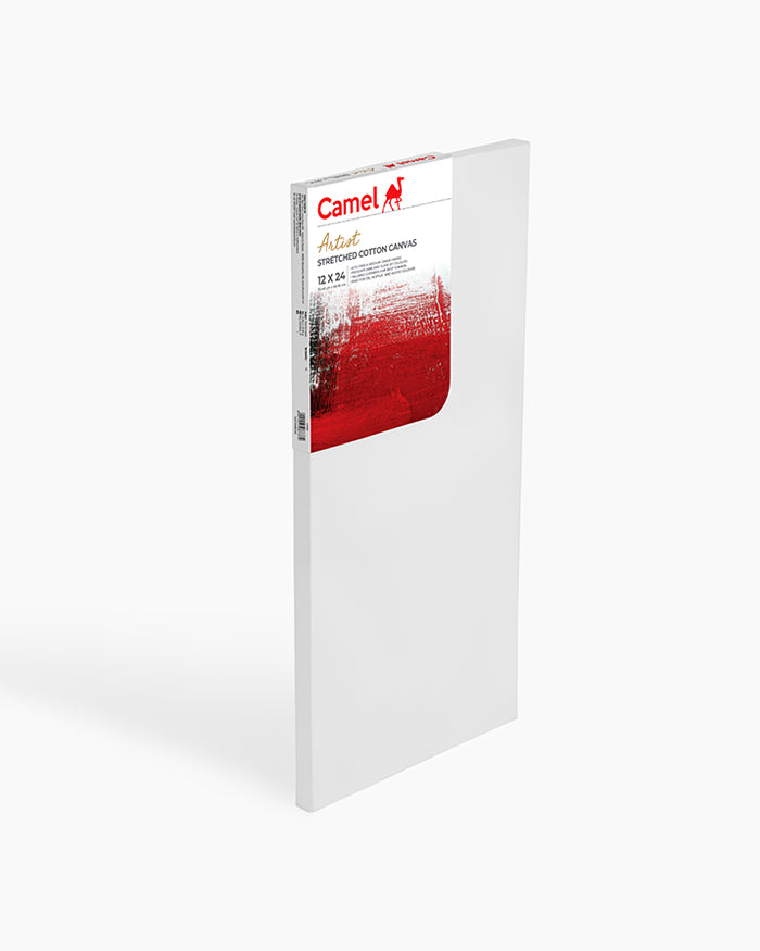 Camel stretched canvas 12" x 24" (30 x 60 cm), pack of 6