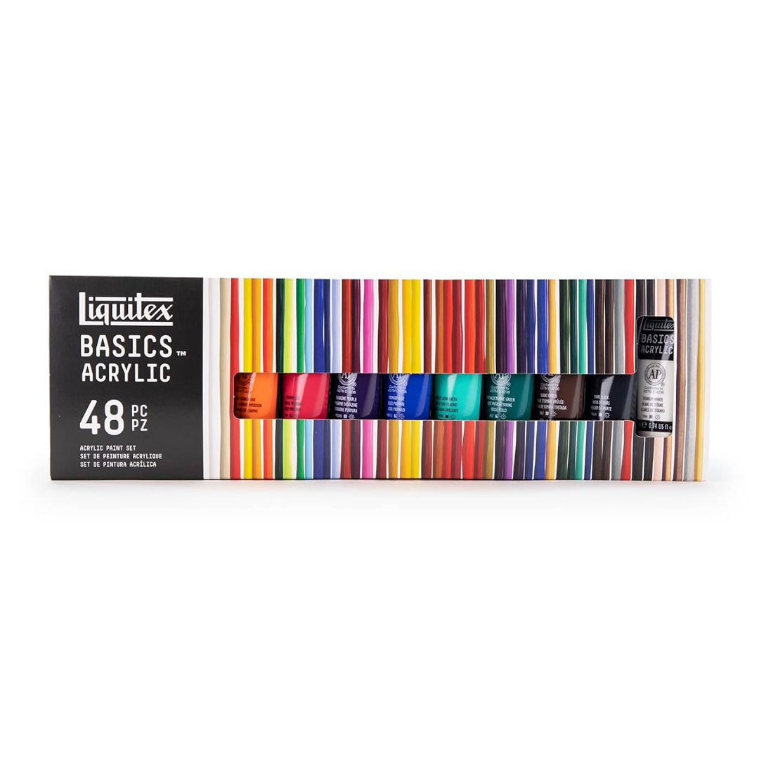 Liquitex Basics Acrylic Paint Tubes – 48x22ml