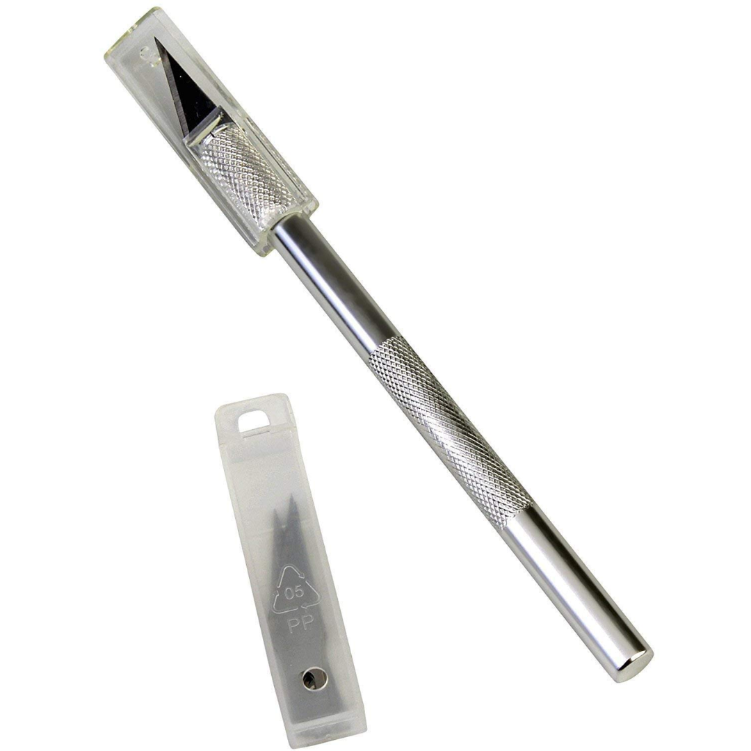 HS Detail Pen Cutter With 5 Interchangeable Blades For Carving and Paper Cutting