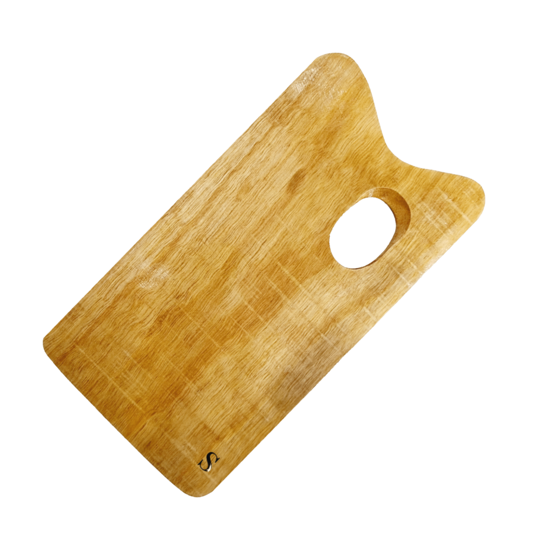 Stationerie Rectangle Wooden Palette Medium 31x18cm
