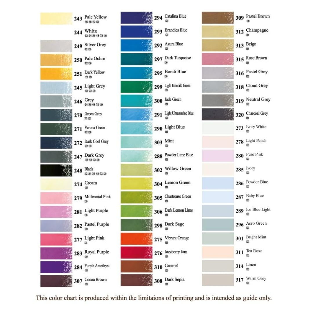 Mungyo Gallery Soft Oil Pastels Wood Box Set of 120 Multi Colors