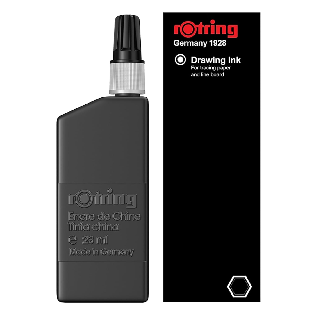 Rotring Isograph and Variant Drawing Ink 23 ml Bottle Black – Stationerie