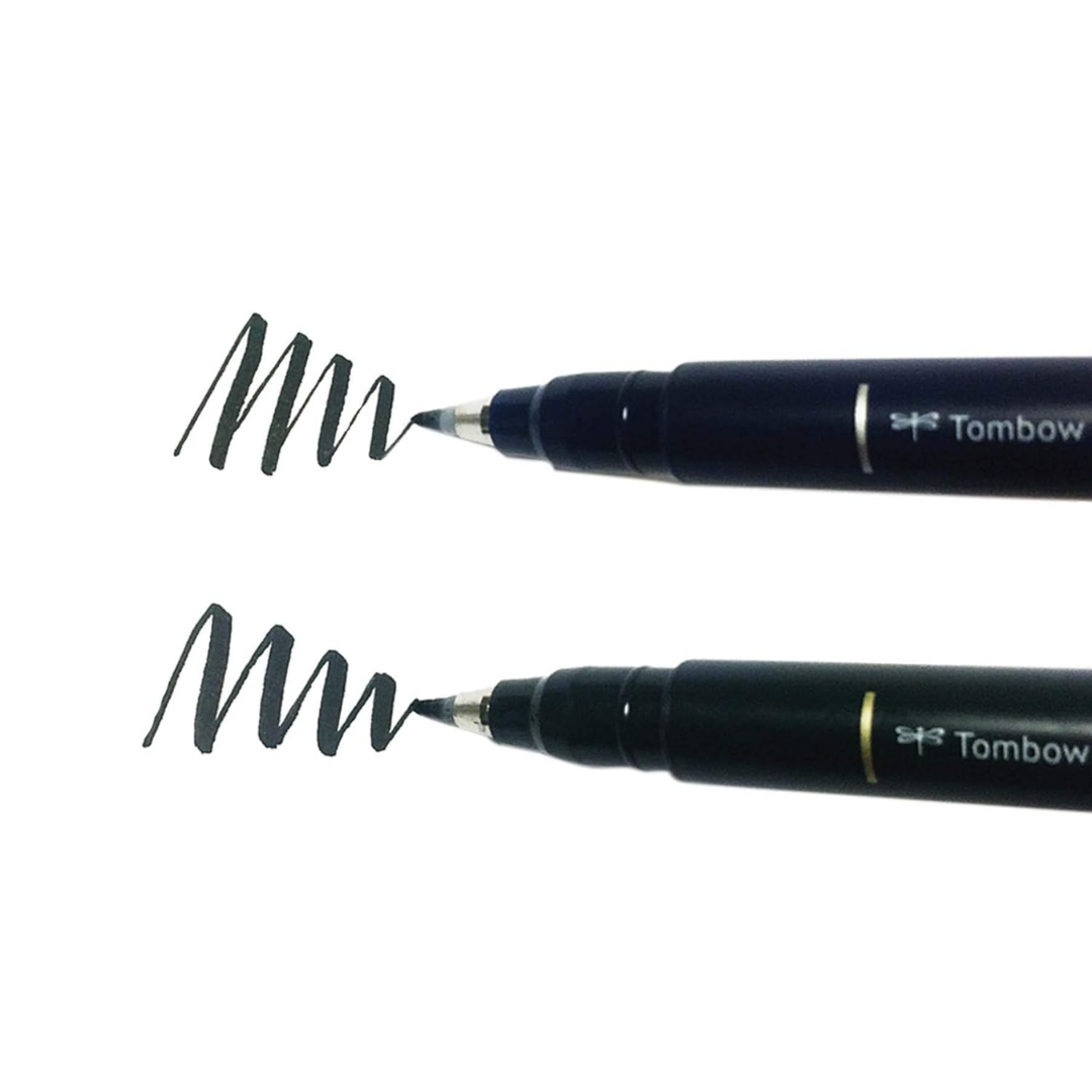 Tombow Fudenosuke Brush Pen 2 Pens Set
