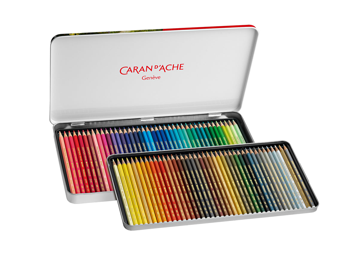Caran d'Ache Prismalo Aquarelle Colour Pencils, 80 Shades