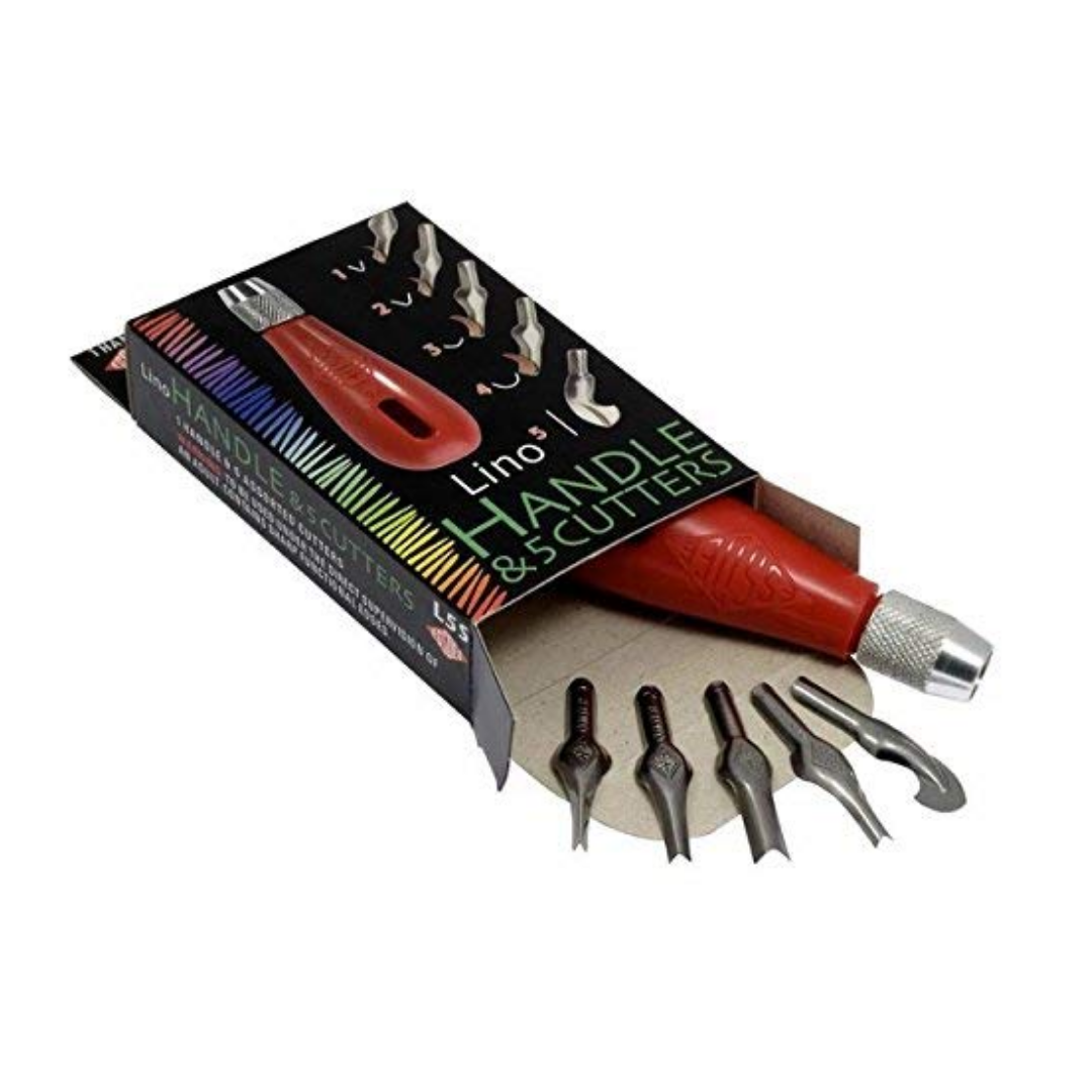 Essdee Lino Handle & 5 Cutters