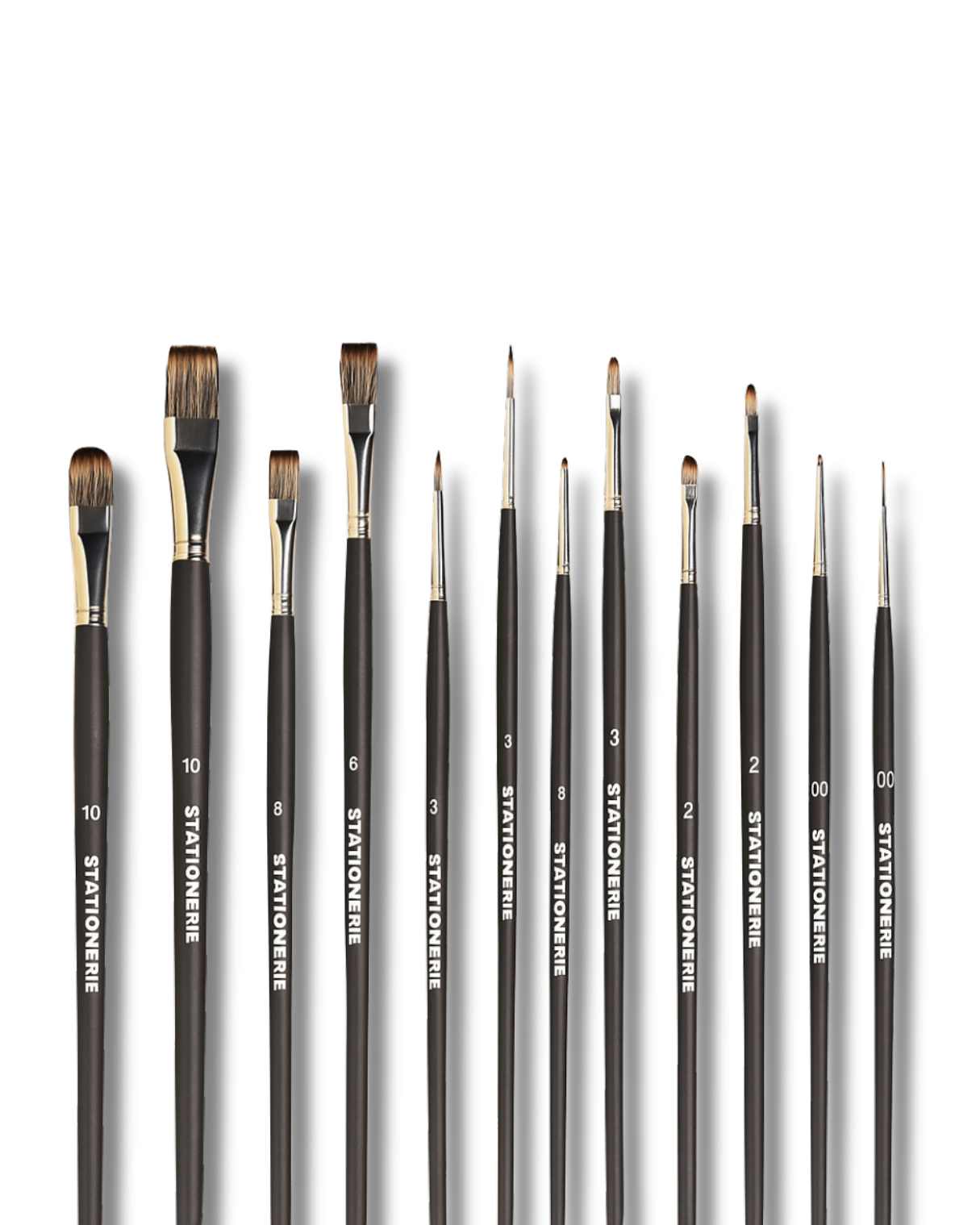 Stationerie Mix Set Of 11 Long Handle Mangosta Mix Media