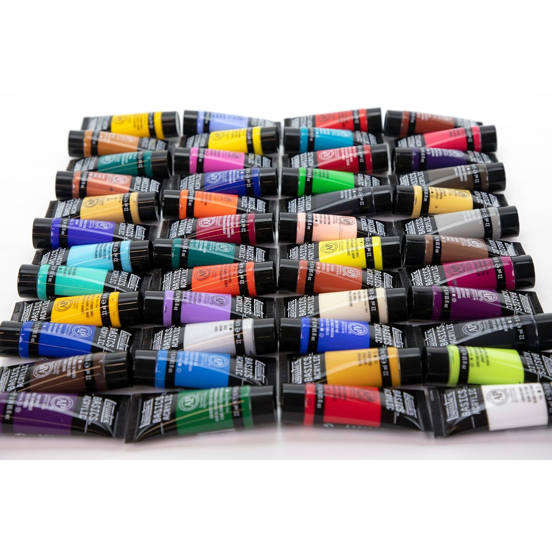 Liquitex Basics Acrylic Paint Tubes – 48x22ml