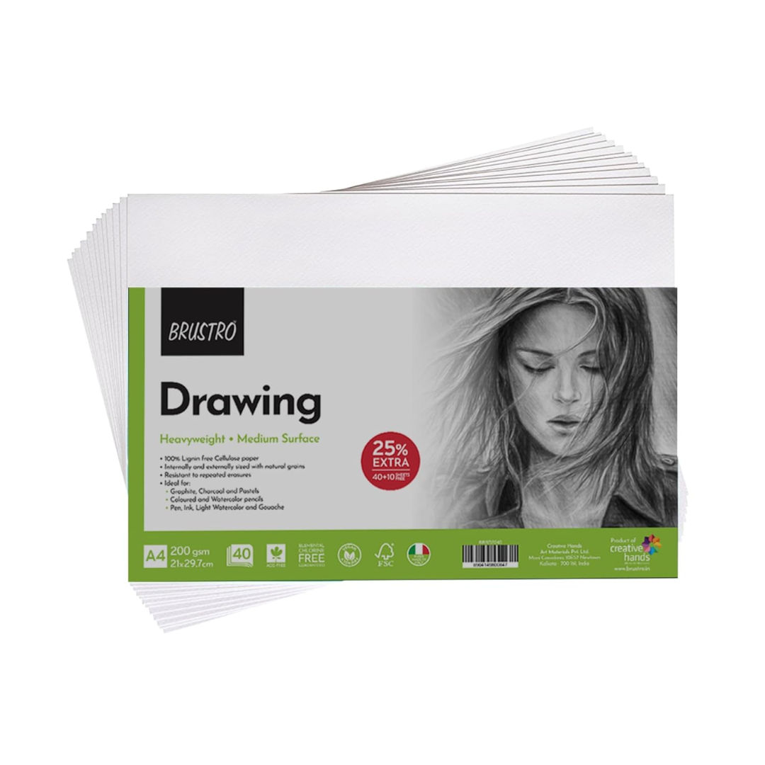 Brustro Sketching & Drawing Papers 200 GSM A4 200gsm