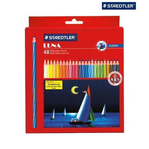 Staedtler Luna Water Colour Pencil   Pack of 48