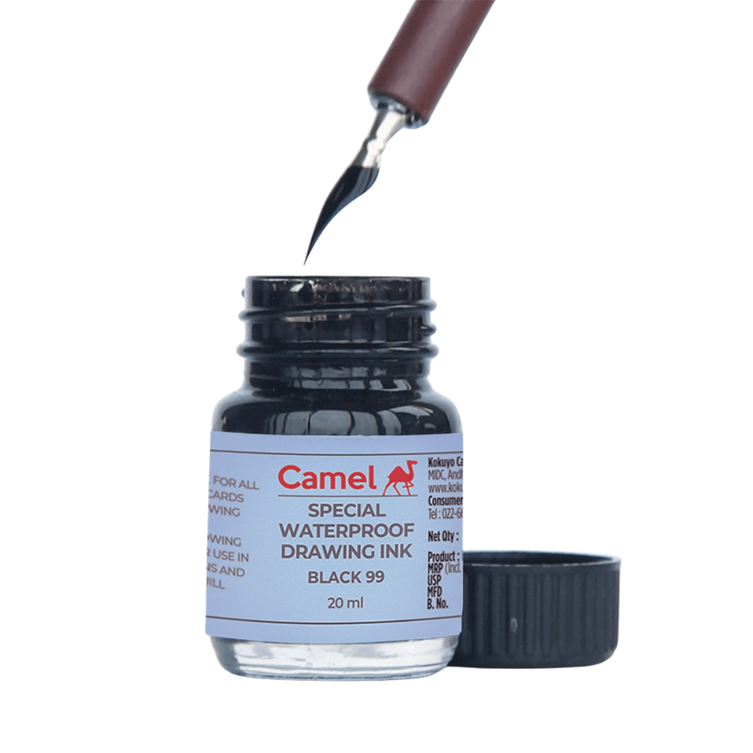 Camel Special Waterproof Drawing Ink (Black)