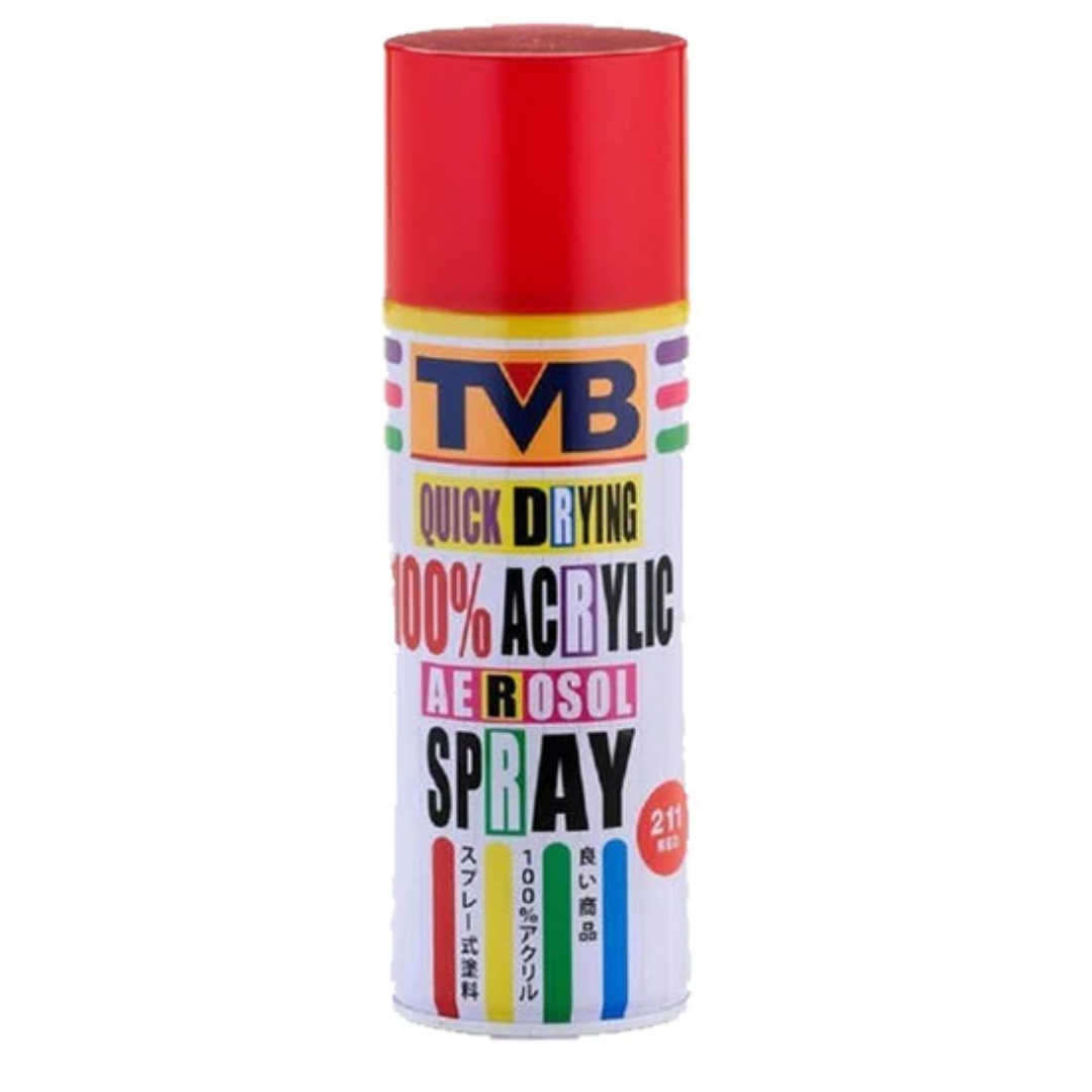 TVB Acrylic Aerosol Spray 400 ml - Fluorescent Red