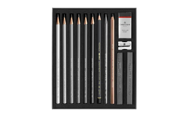 Caran d'Ache Art By Sketching Set, 14 Pieces