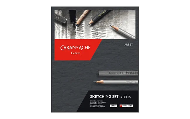 Caran d'Ache Art By Sketching Set, 14 Pieces