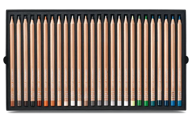 Caran d'Ache Luminance 6901 Artist Colour Pencils, Set of 76
