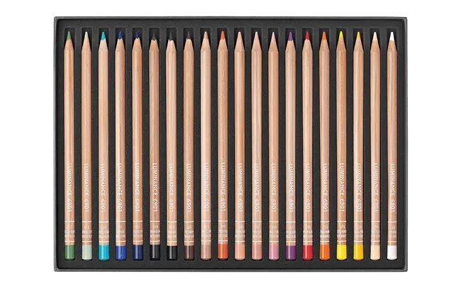 Caran d'Ache Artist Luminance Portrait Colour, 20 Shades