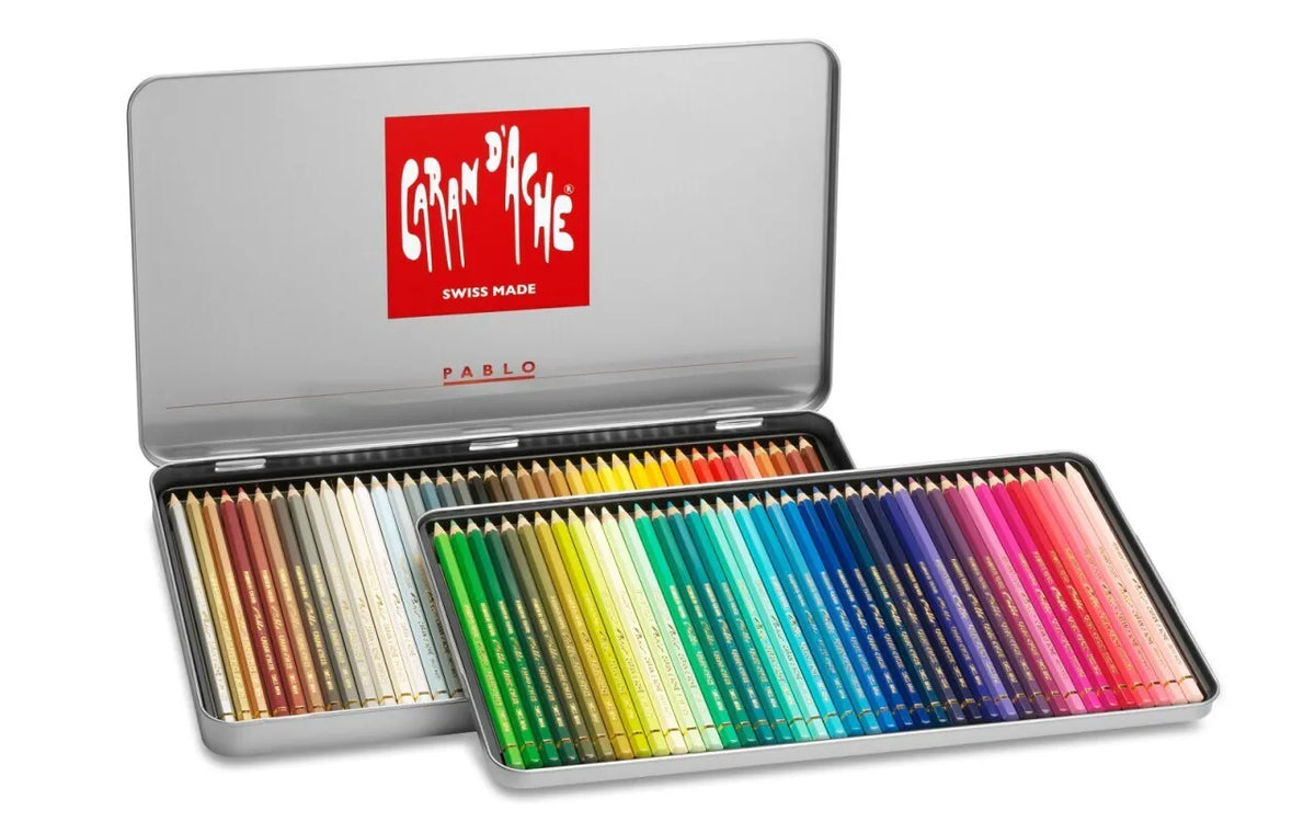 Caran d'Ache Pablo Colour Pencils, 80 Shades