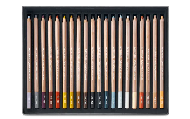 Caran d'Ache Artist Pastel Pencils, 40 Shades