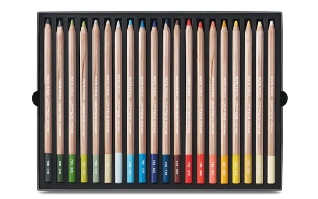 Caran d'Ache Artist Pastel Pencils, 40 Shades