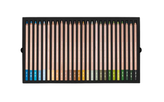 Caran d'Ache Artist Pastel Pencils, 76 Shades Assortment