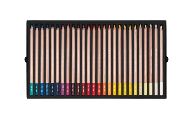 Caran d'Ache Artist Pastel Pencils, 76 Shades Assortment