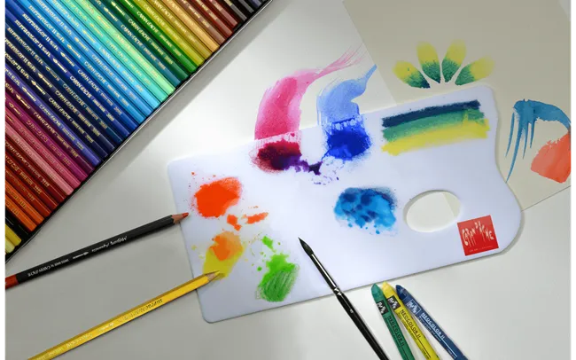 Caran d'Ache Artist Watercolour Palette White 26 x 13 cm