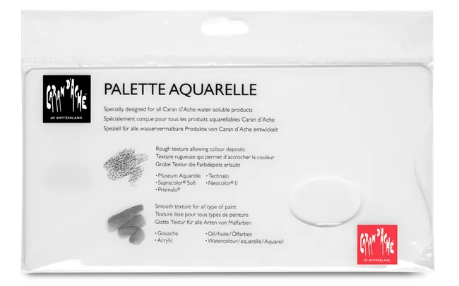 Caran d'Ache Artist Watercolour Palette White 26 x 13 cm