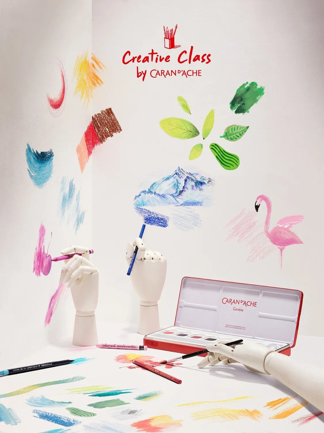 Caran d'Ache Creative Box with 3 Online Classes