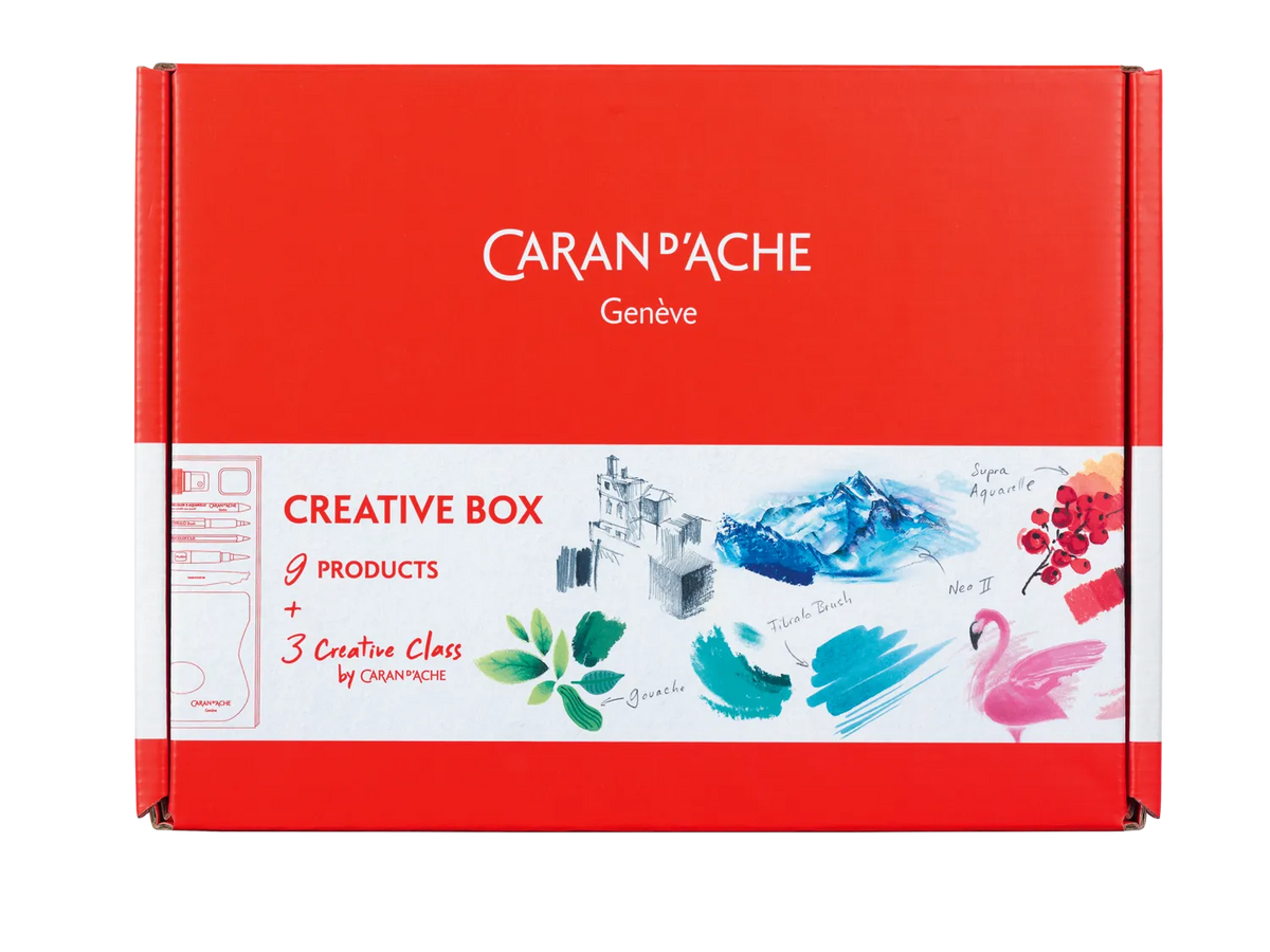 Caran d'Ache Creative Box with 3 Online Classes