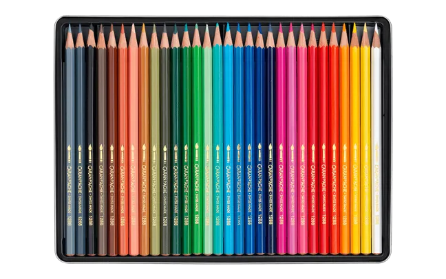 Caran d'Ache Fancolor Colour Pencils, 30 Assorted