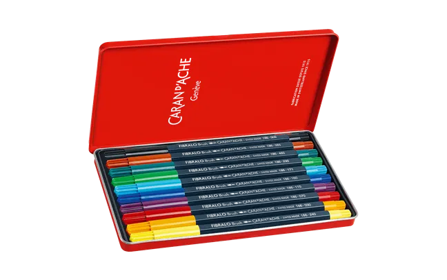 Caran d'Ache Fibralo Brush Pen Sets