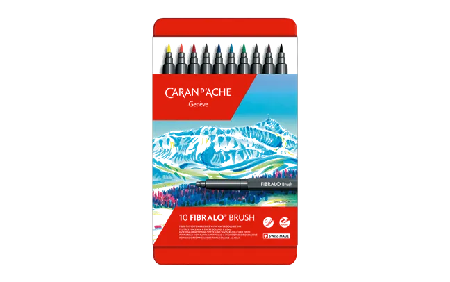 Caran d'Ache Fibralo Brush Pen Sets