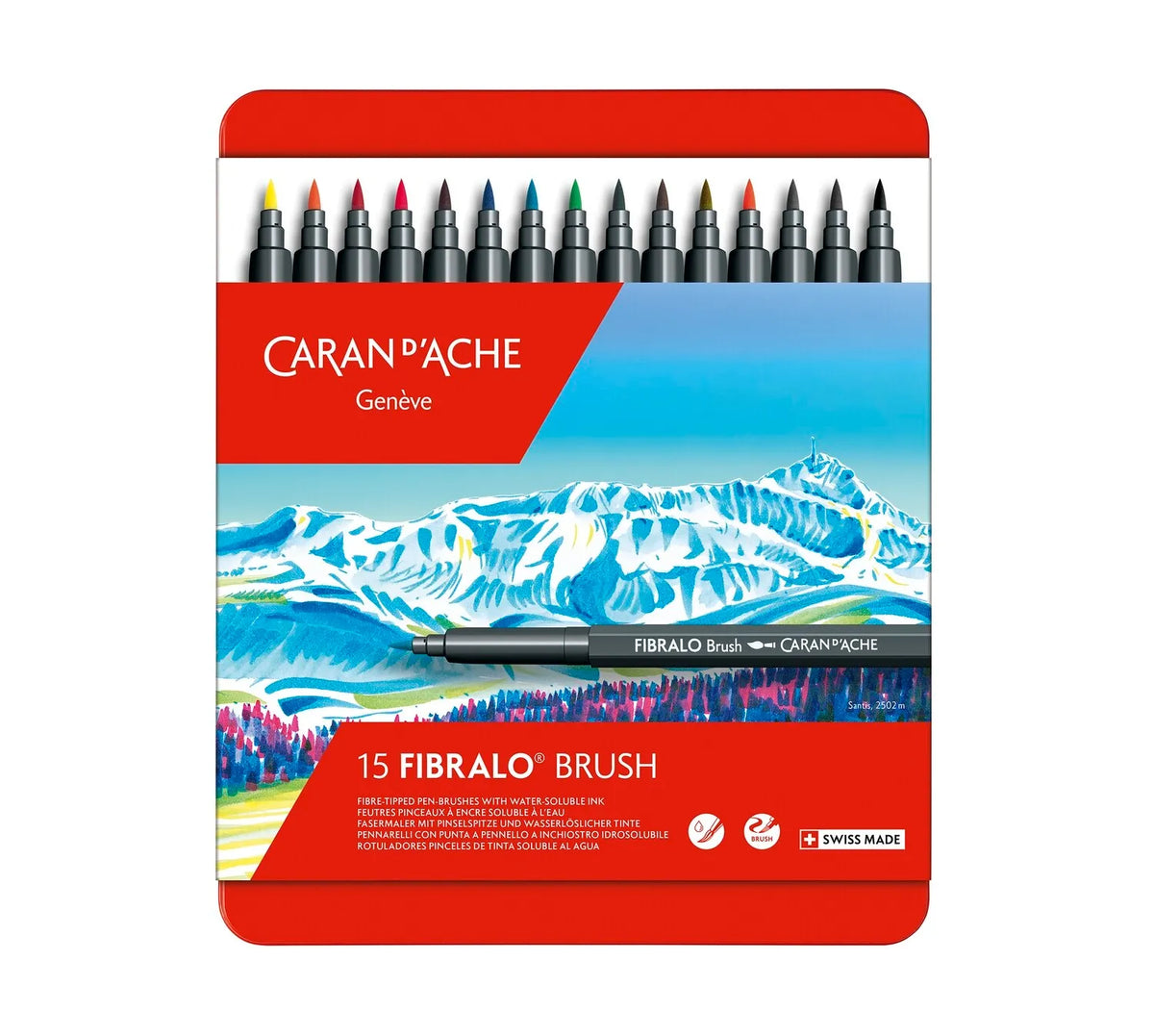 Caran d'Ache Fibralo Brush Pen Sets