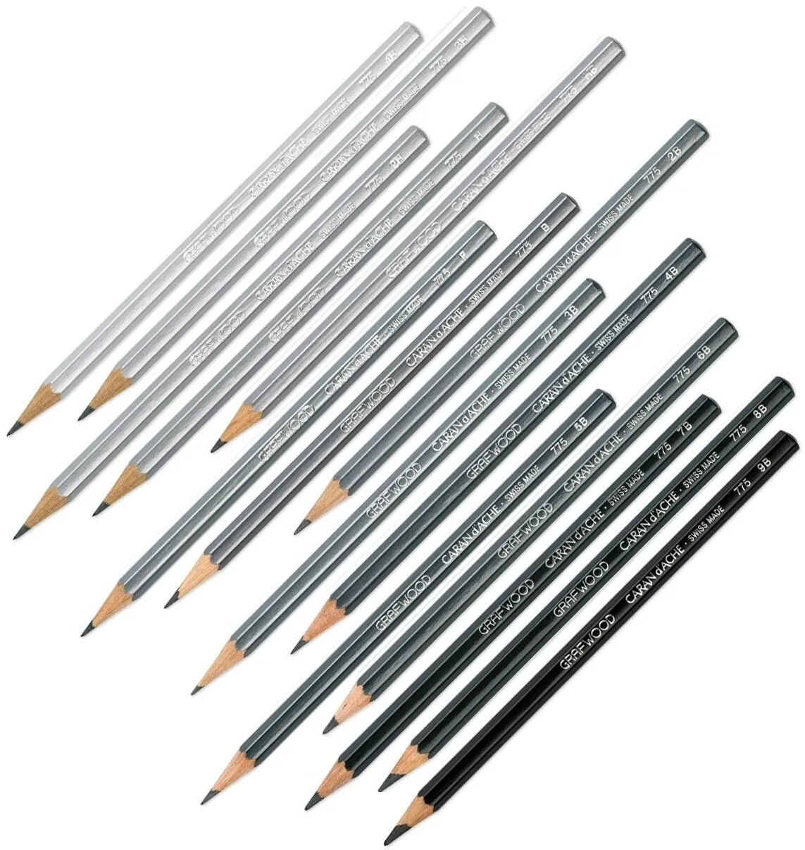 Caran d'Ache Grafwood Graphite Pencils - Open Stock