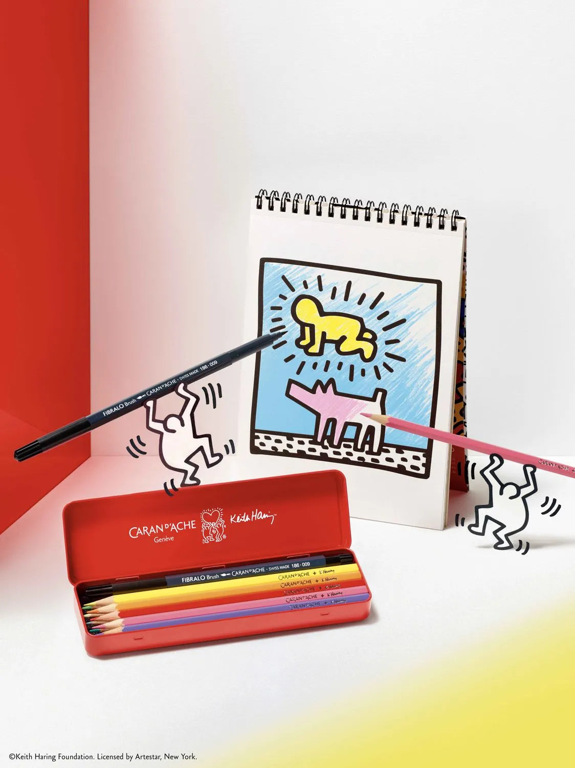 Caran d'Ache Keith Haring Colouring Pad
