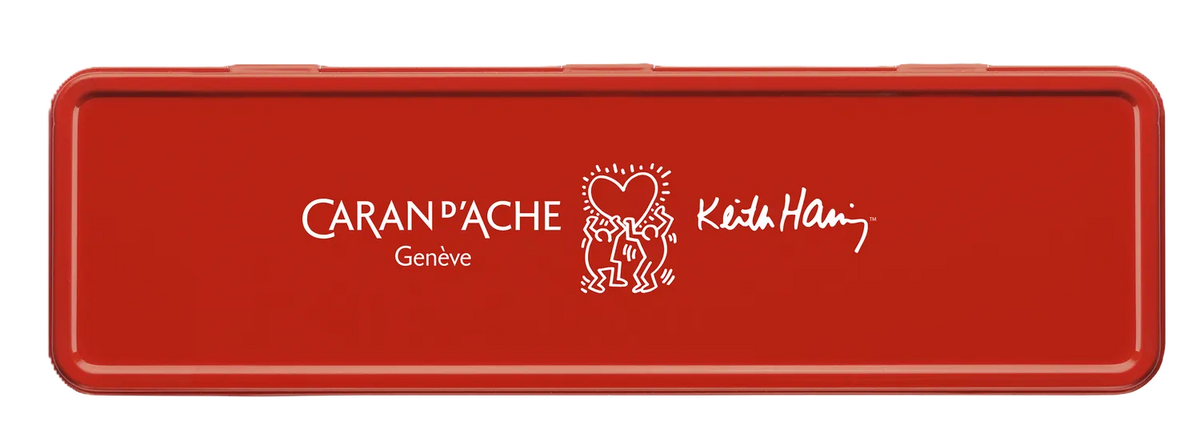 Caran d'Ache Keith Haring Colour Set - 10 Water-Soluble Pencils & Brush Pen
