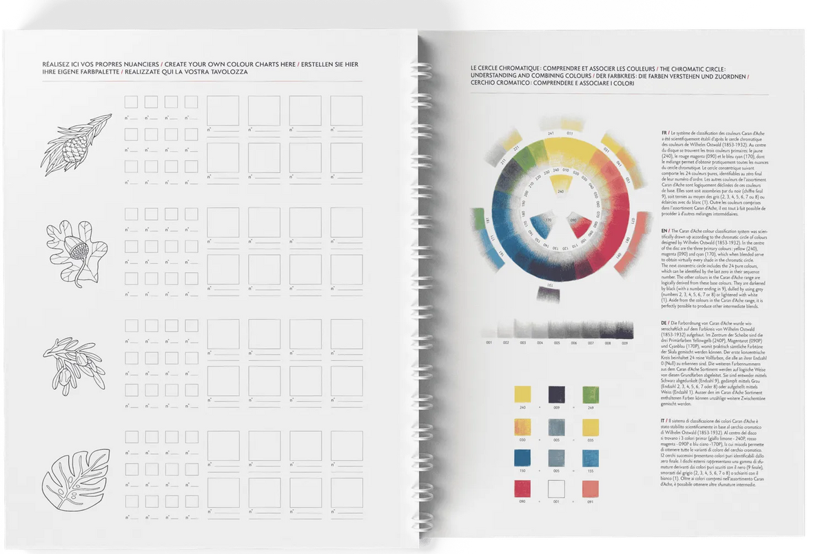 Caran d'Ache L'Esprit des Forets A4 Colouring Book
