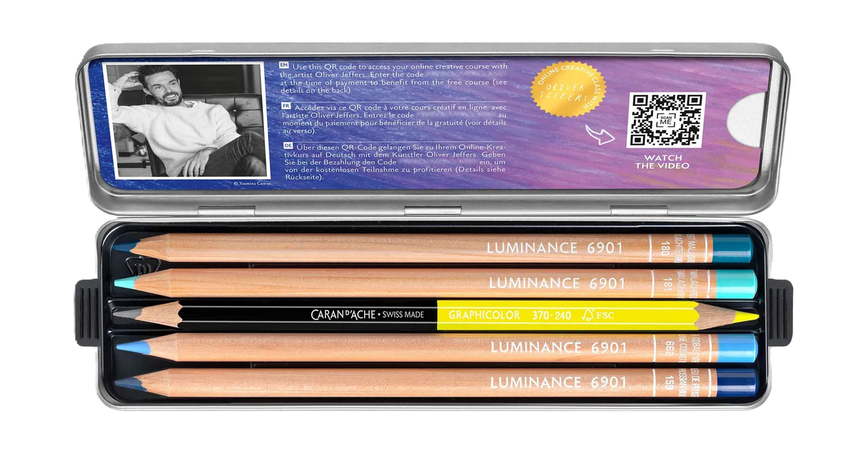 Caran d'Ache Luminance 6901 Creative Set - Oliver Jeffers Special Edition