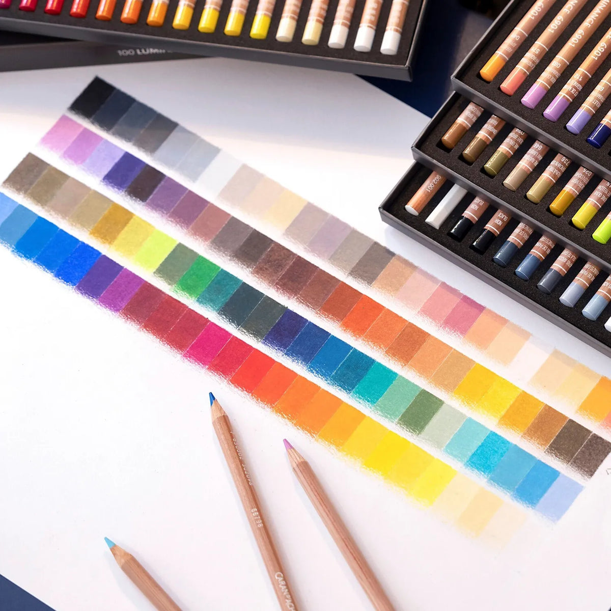 Caran d'Ache Luminance 6901 Artist Colour Pencils, Set of 100