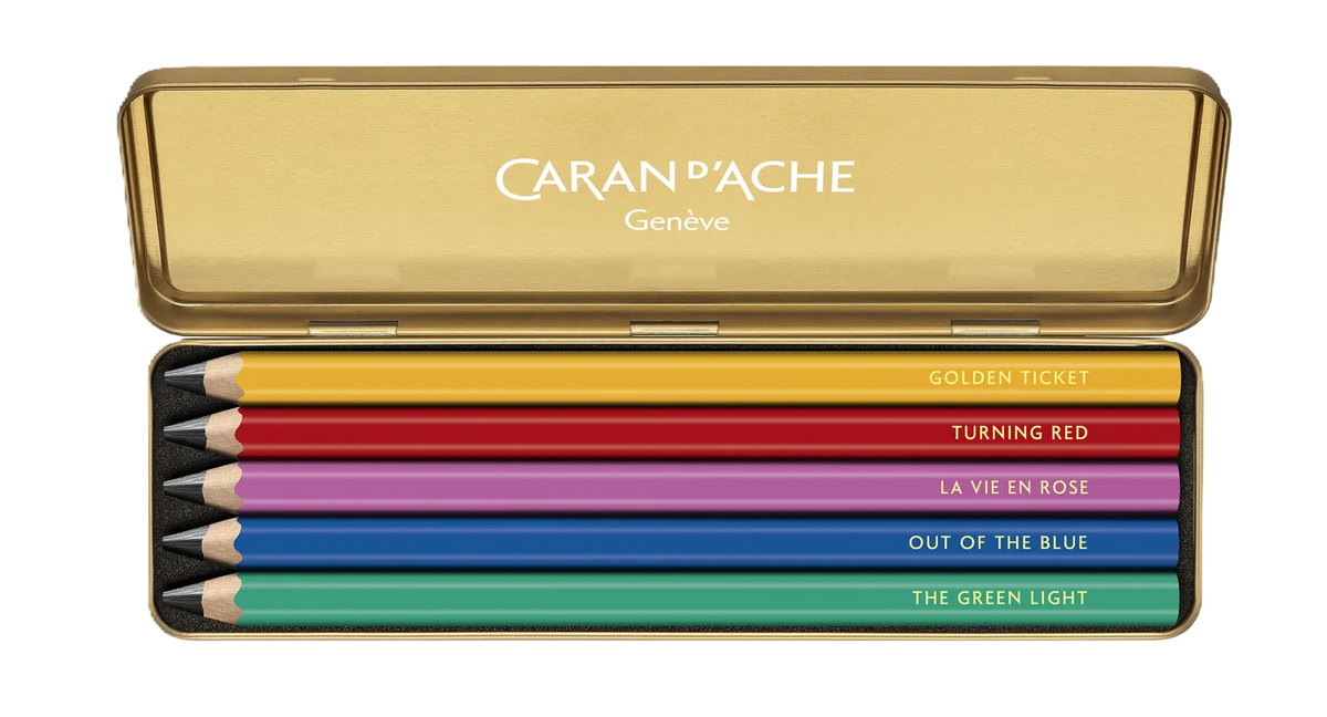 Caran d'Ache Maxi Graphite Pencils, Set of 5