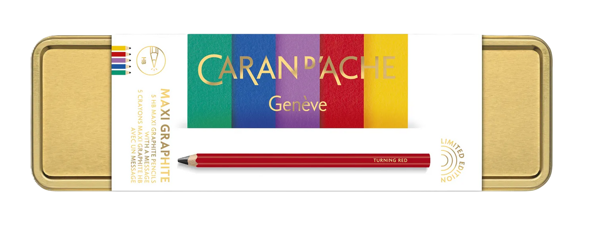 Caran d'Ache Maxi Graphite Pencils, Set of 5
