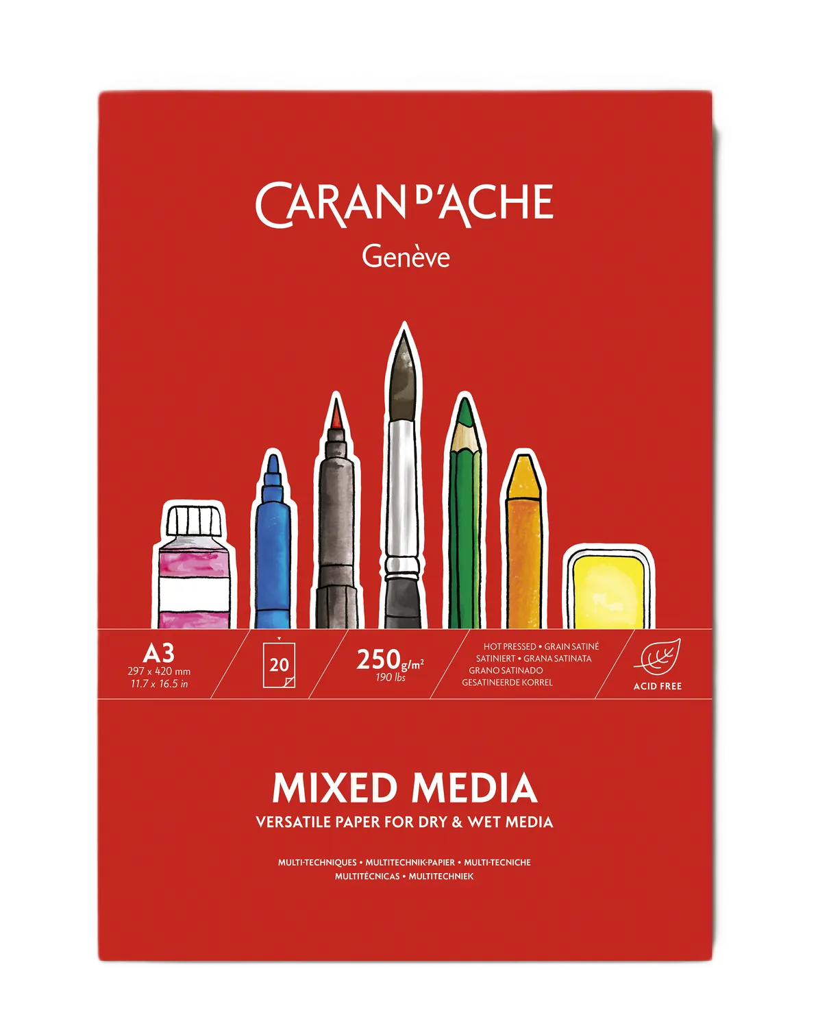 Caran d'Ache Mixed Media Paper Pad
