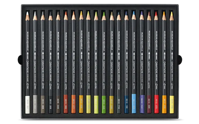 Caran d'Ache Museum Aquarelle Landscape Set, 20 Shades