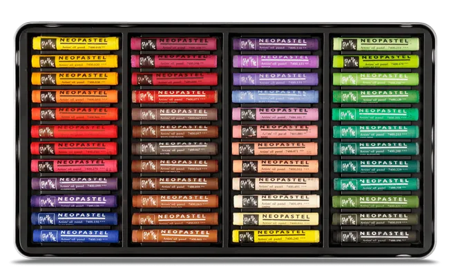 Caran d'Ache Neopastel Artist Oil Pastels, 96 Shades