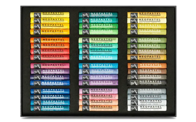 Caran d'Ache Neopastel Artist Oil Pastels, 48 Shades