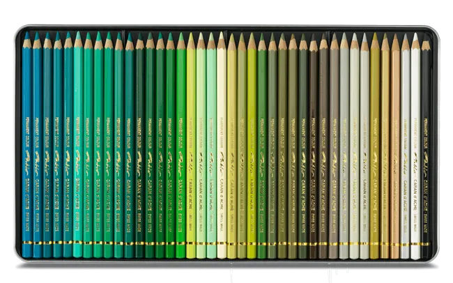 Caran d'Ache Pablo Colour Pencils, 120 Shades Metal Box