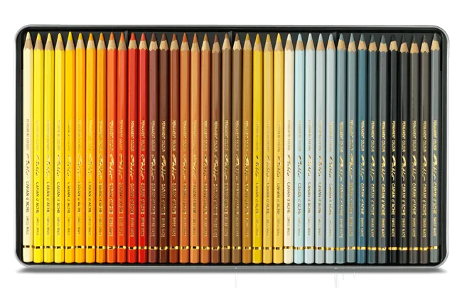 Caran d'Ache Pablo Colour Pencils, 120 Shades Metal Box
